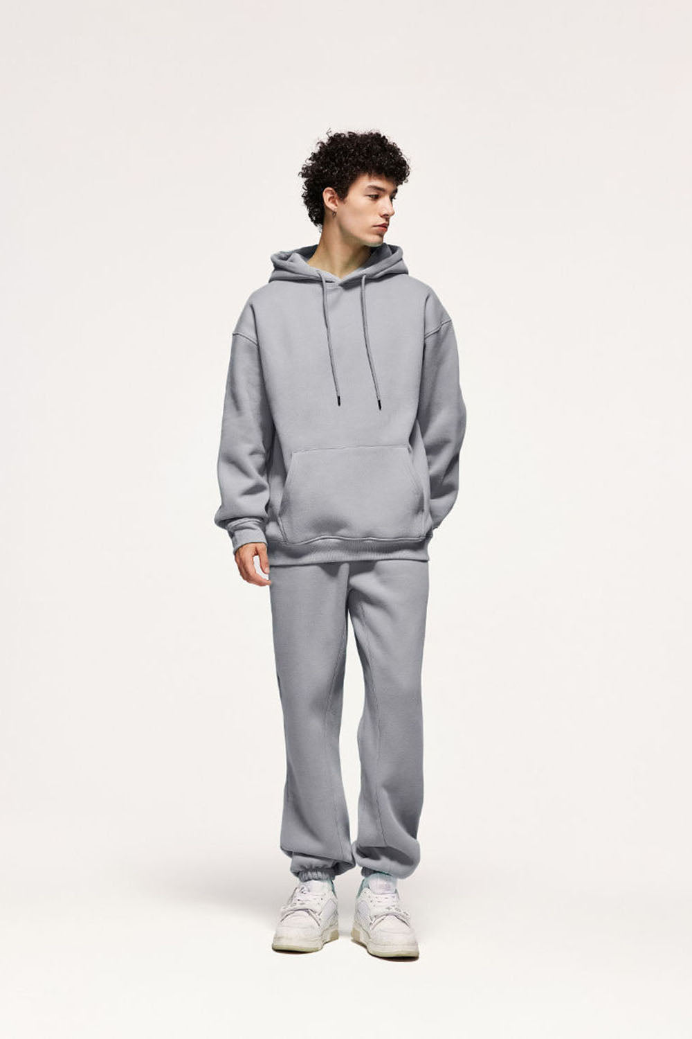 Unisex 350g Heavyweight Fleece-Lined Multi-Color Joggers Casual Pants