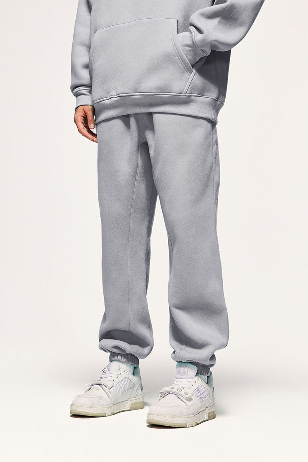 Unisex 350g Heavyweight Fleece-Lined Multi-Color Joggers Casual Pants