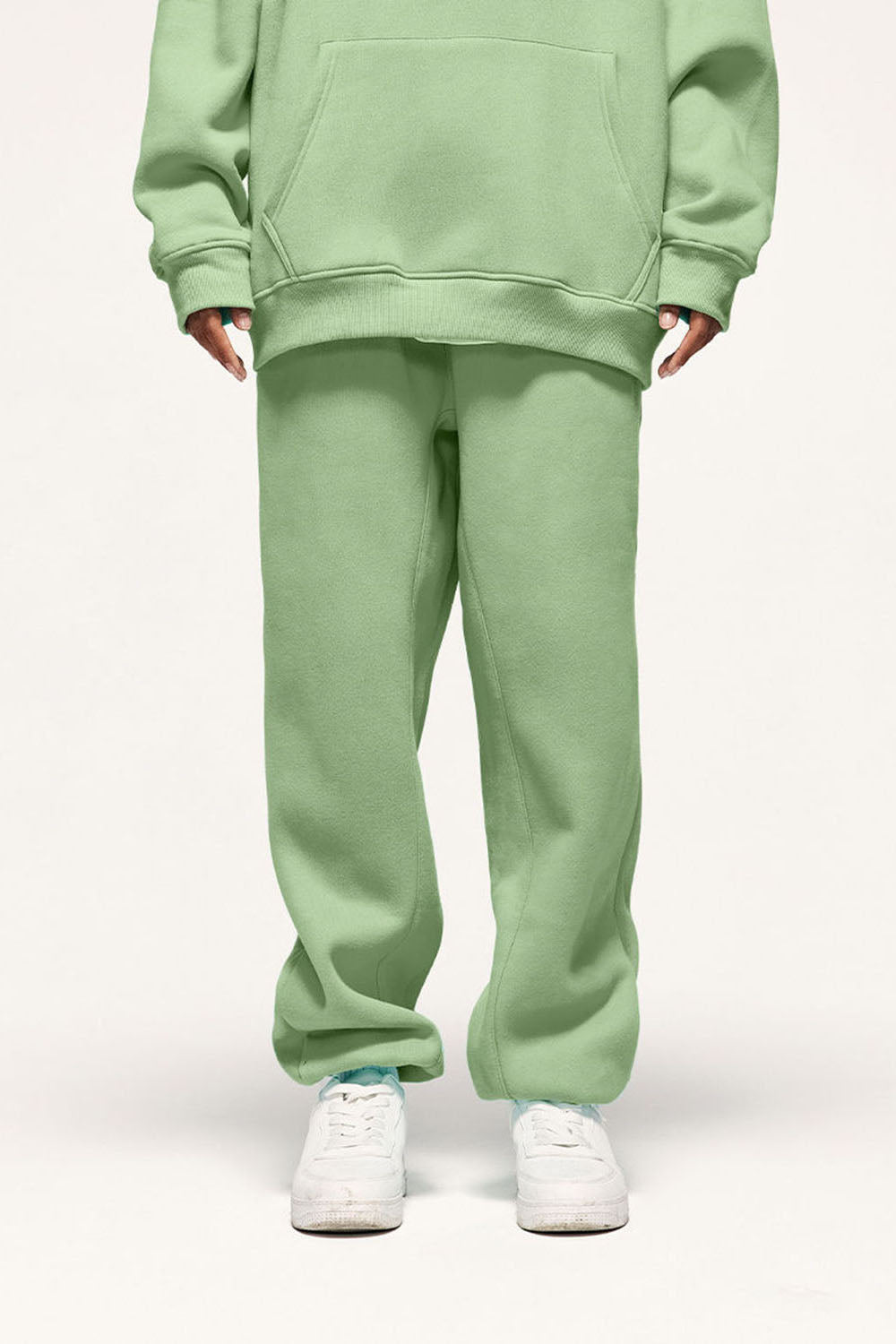 Unisex 350g Heavyweight Fleece-Lined Multi-Color Joggers Casual Pants