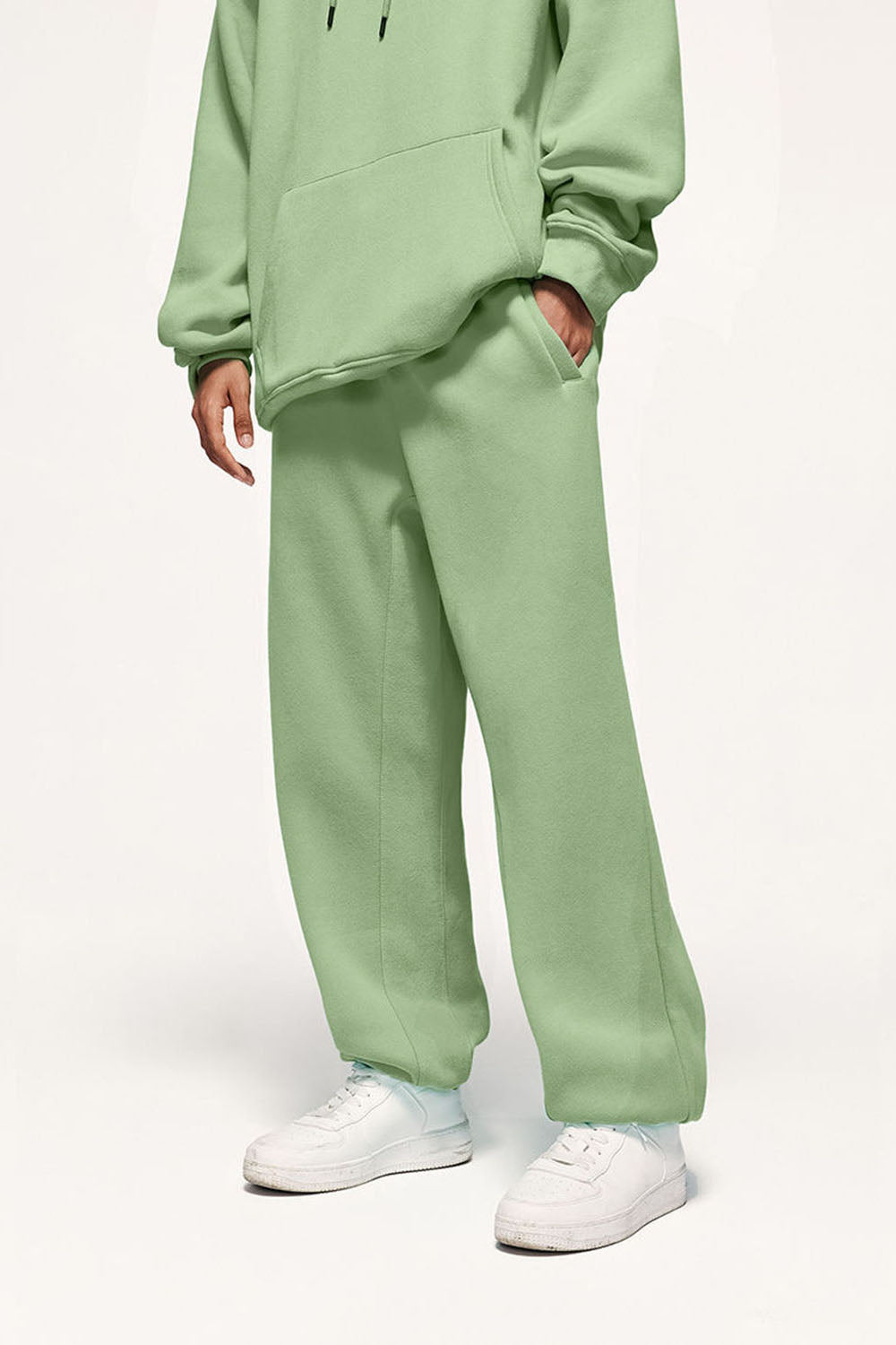 Unisex 350g Heavyweight Fleece-Lined Multi-Color Joggers Casual Pants