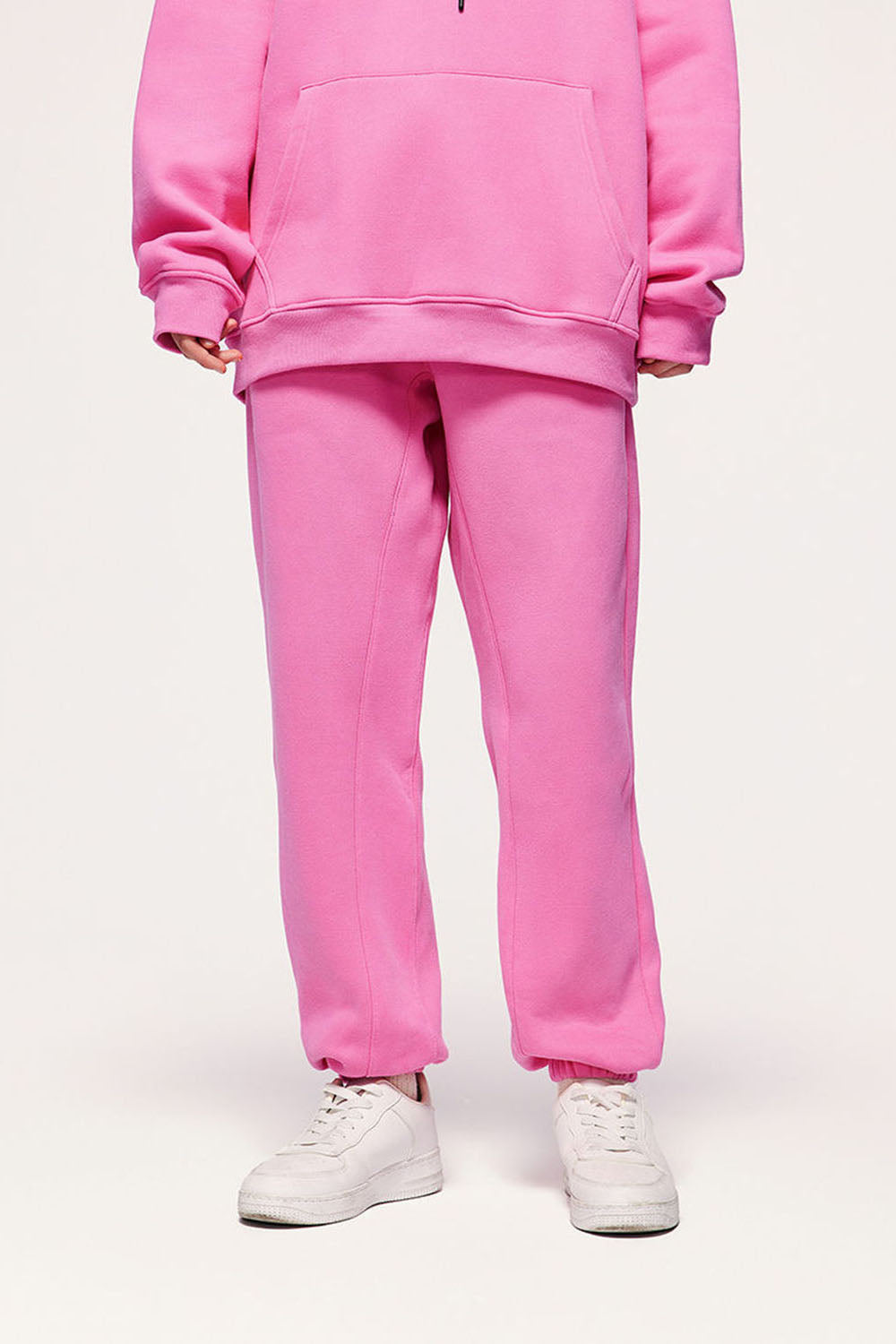 Unisex 350g Heavyweight Fleece-Lined Multi-Color Joggers Casual Pants