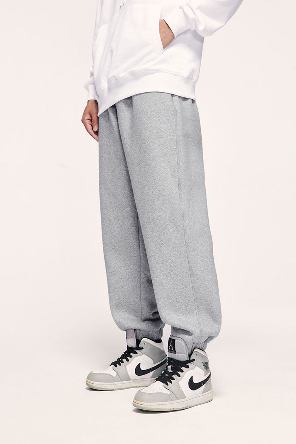 Unisex 350g Heavyweight Fleece-Lined Multi-Color Joggers Casual Pants