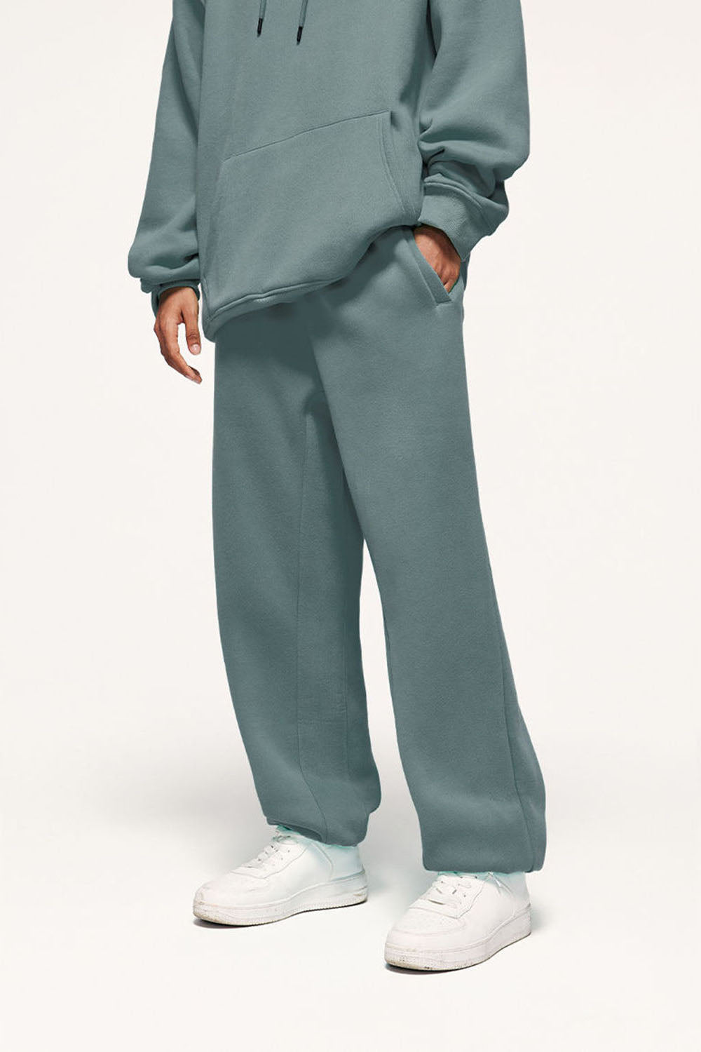 Unisex 350g Heavyweight Fleece-Lined Multi-Color Joggers Casual Pants