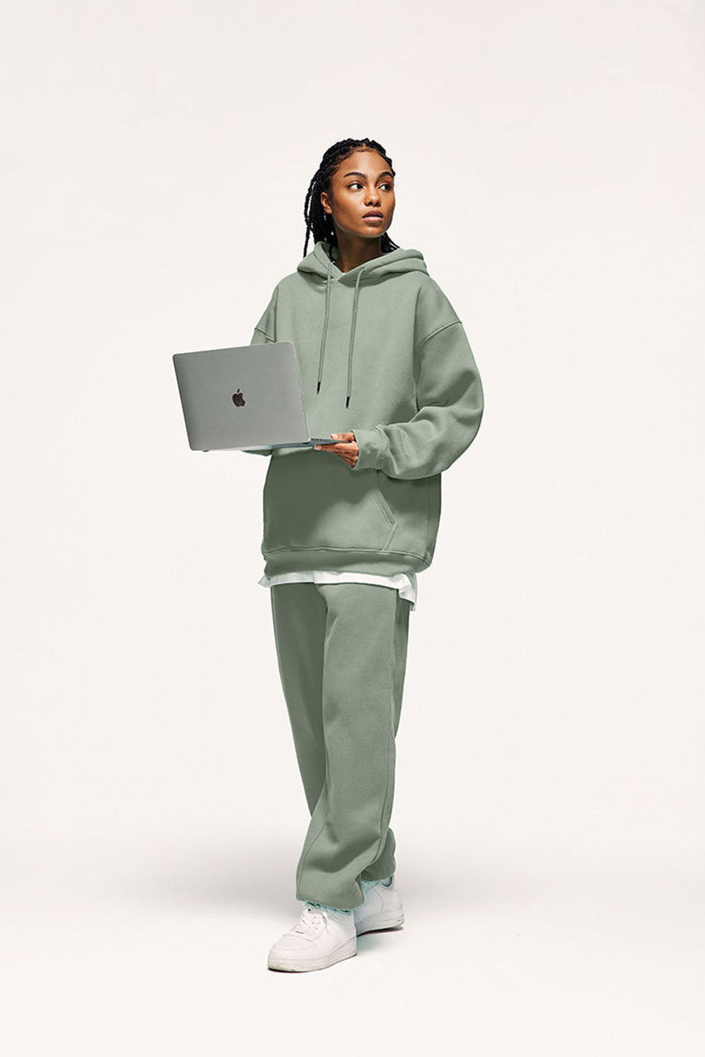 Unisex 350g Heavyweight Fleece-Lined Multi-Color Joggers Casual Pants