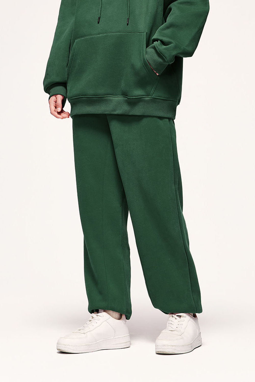 Unisex 350g Heavyweight Fleece-Lined Multi-Color Joggers Casual Pants