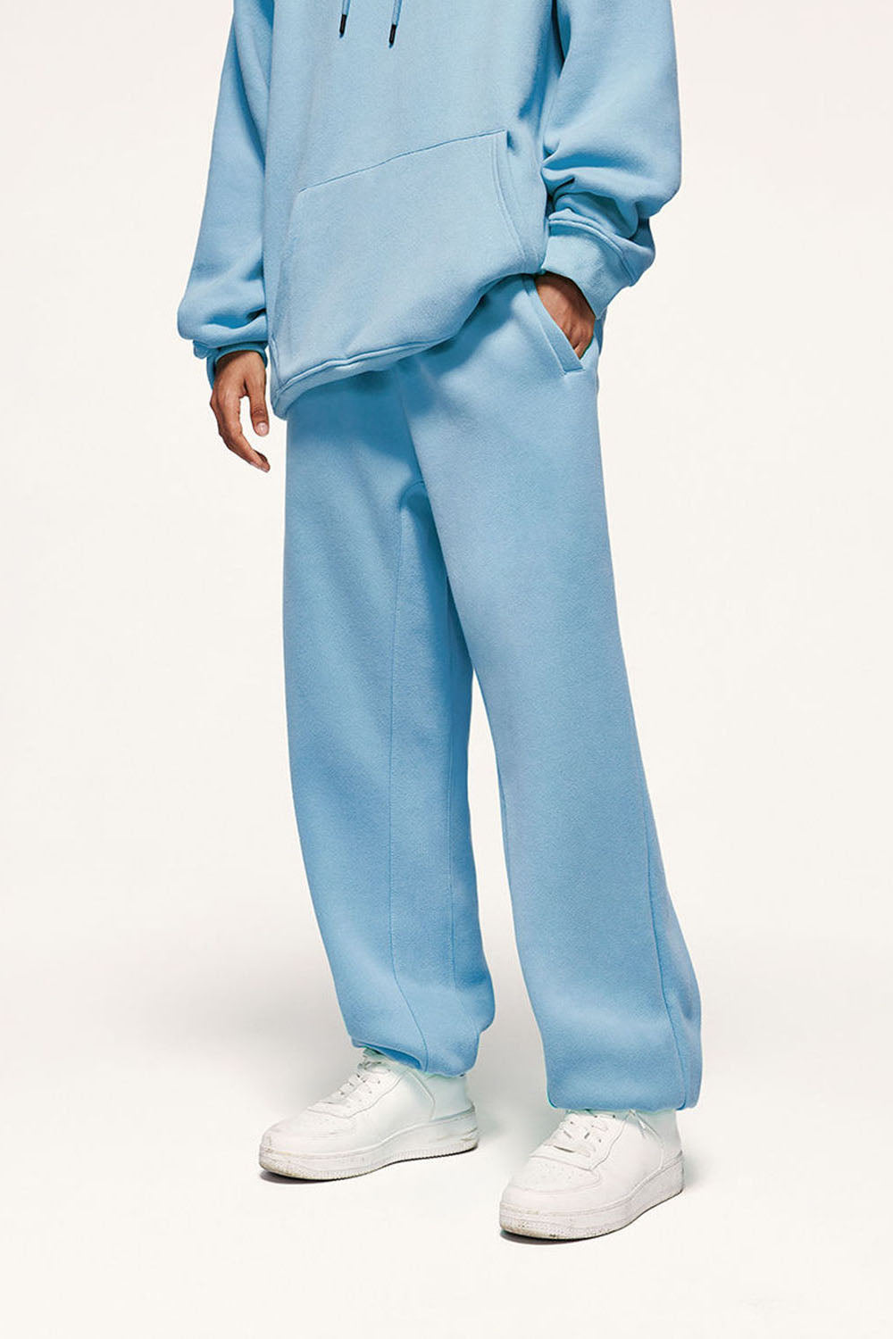 Unisex 350g Heavyweight Fleece-Lined Multi-Color Joggers Casual Pants