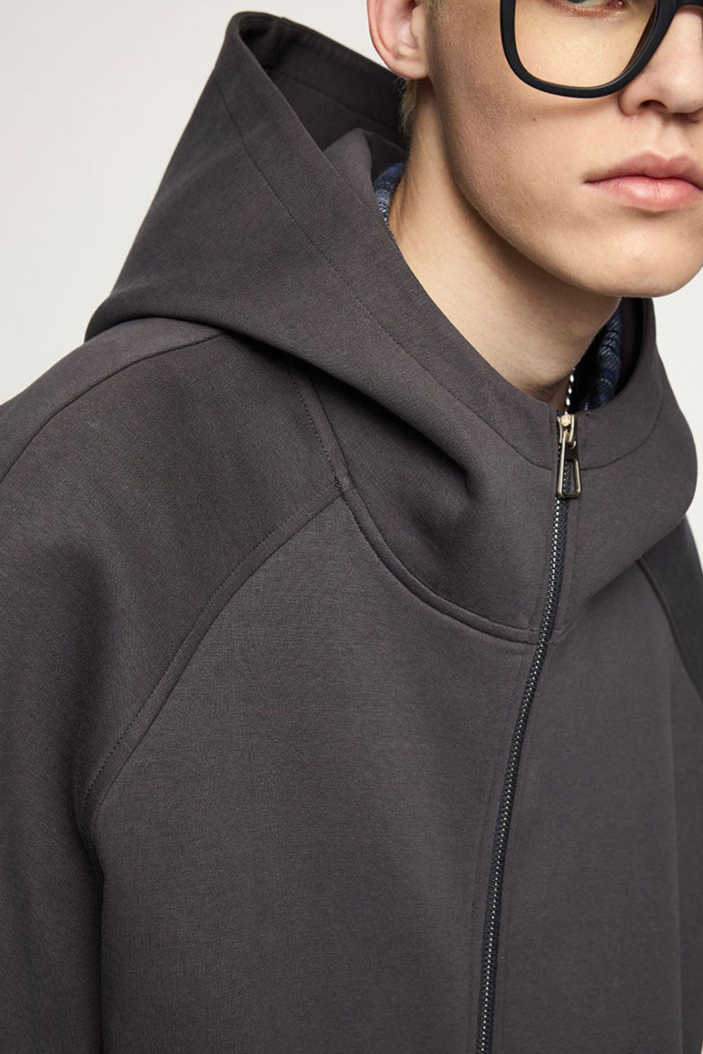 370G Air Layer Windproof Jacket: Casual Loose Hooded Sweatshirt