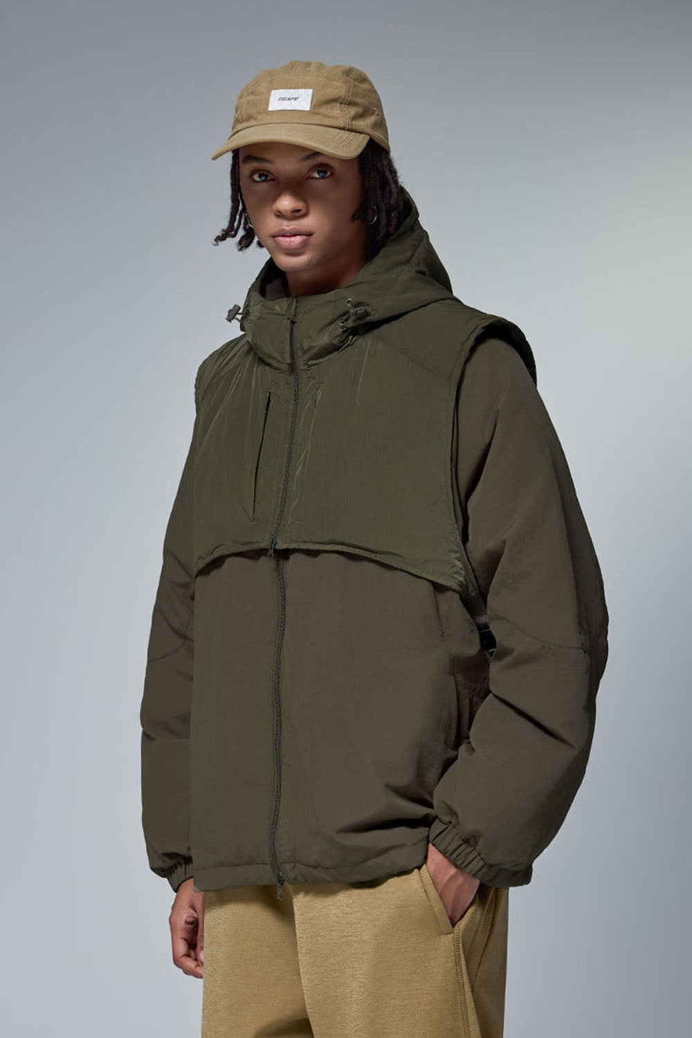 Men's 90 Down Waterproof Two-Piece Down Warm Jacket