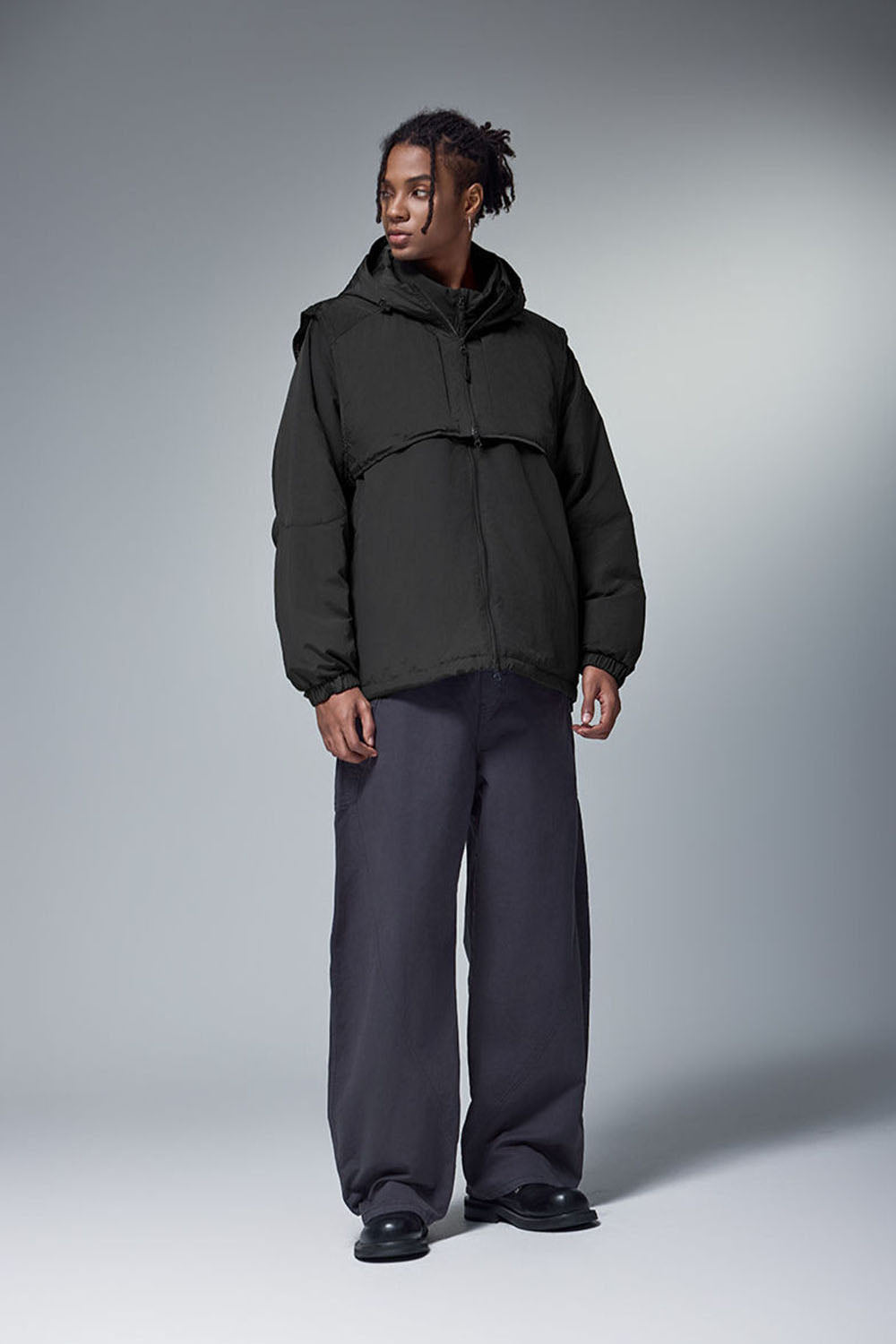 Men's 90 Down Waterproof Two-Piece Down Warm Jacket