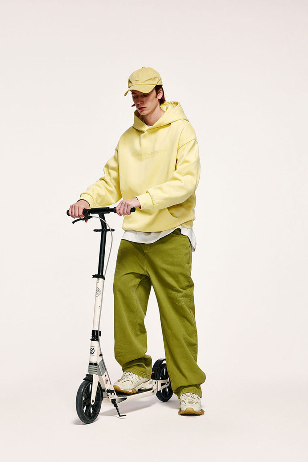 350G Gel Printed Fleece-Lined Hoodie