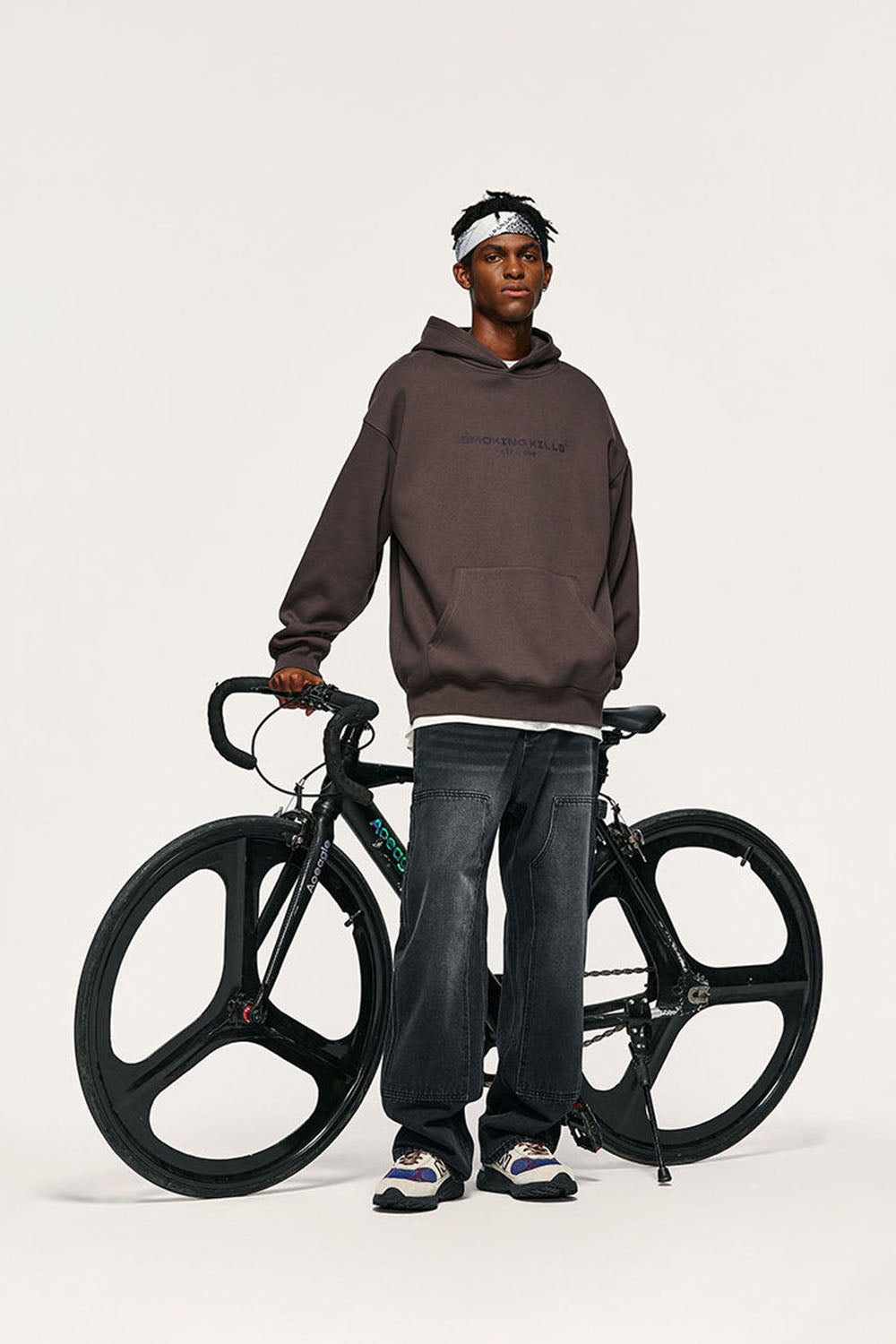 350G Gel Printed Fleece-Lined Hoodie