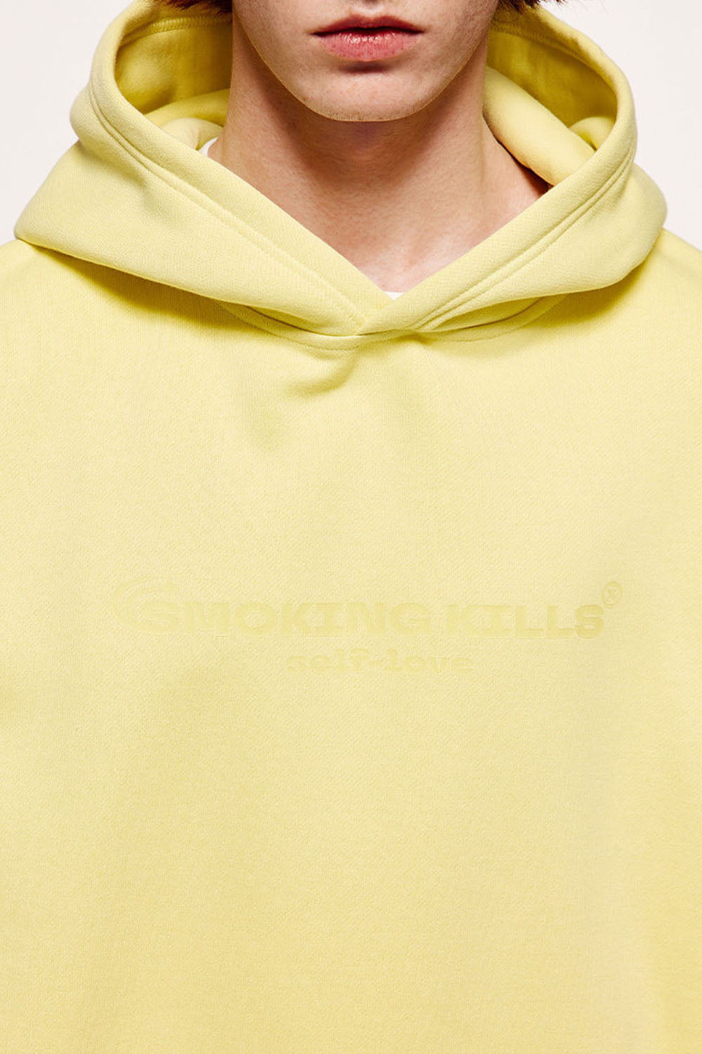 350G Gel Printed Fleece-Lined Hoodie