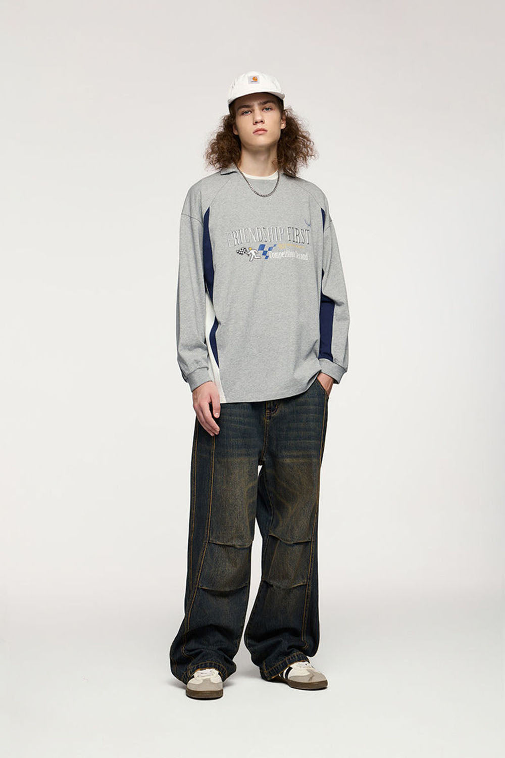 3D Print Sports Long T-Shirt Vintage Long Sleeve