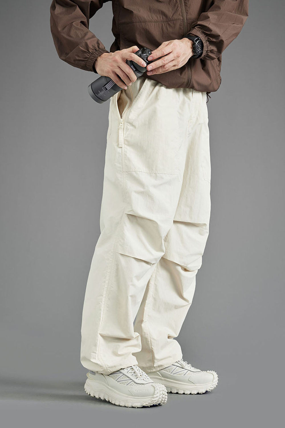 Triple-Protection Utility Cargo Pants in Solid Color