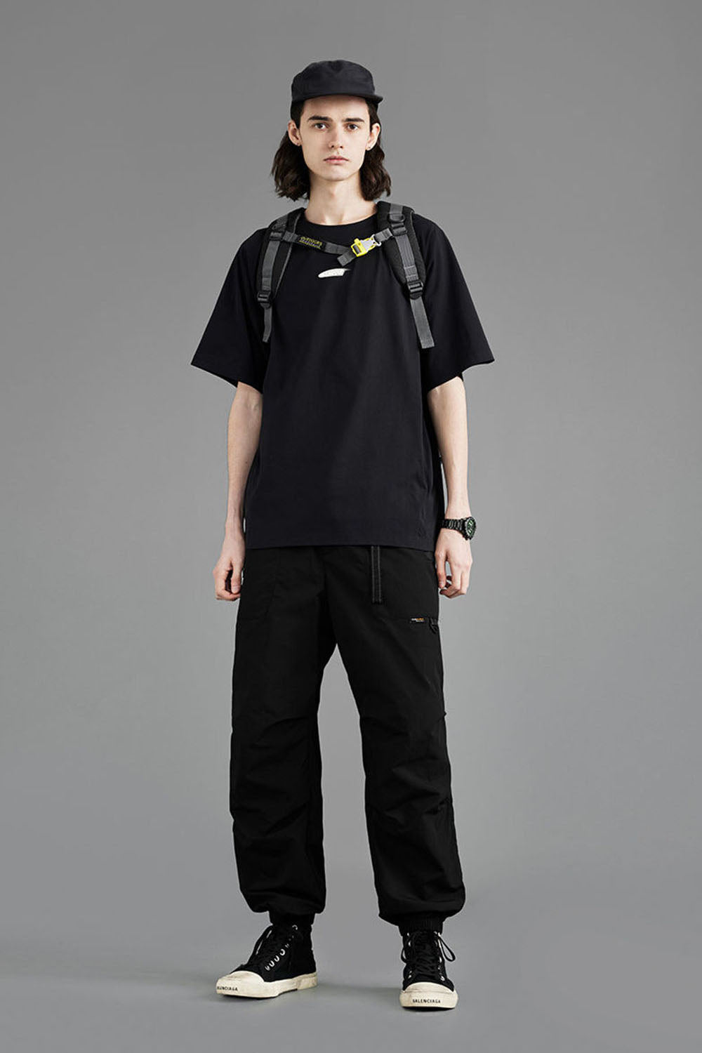 Triple-Protection Utility Cargo Pants in Solid Color