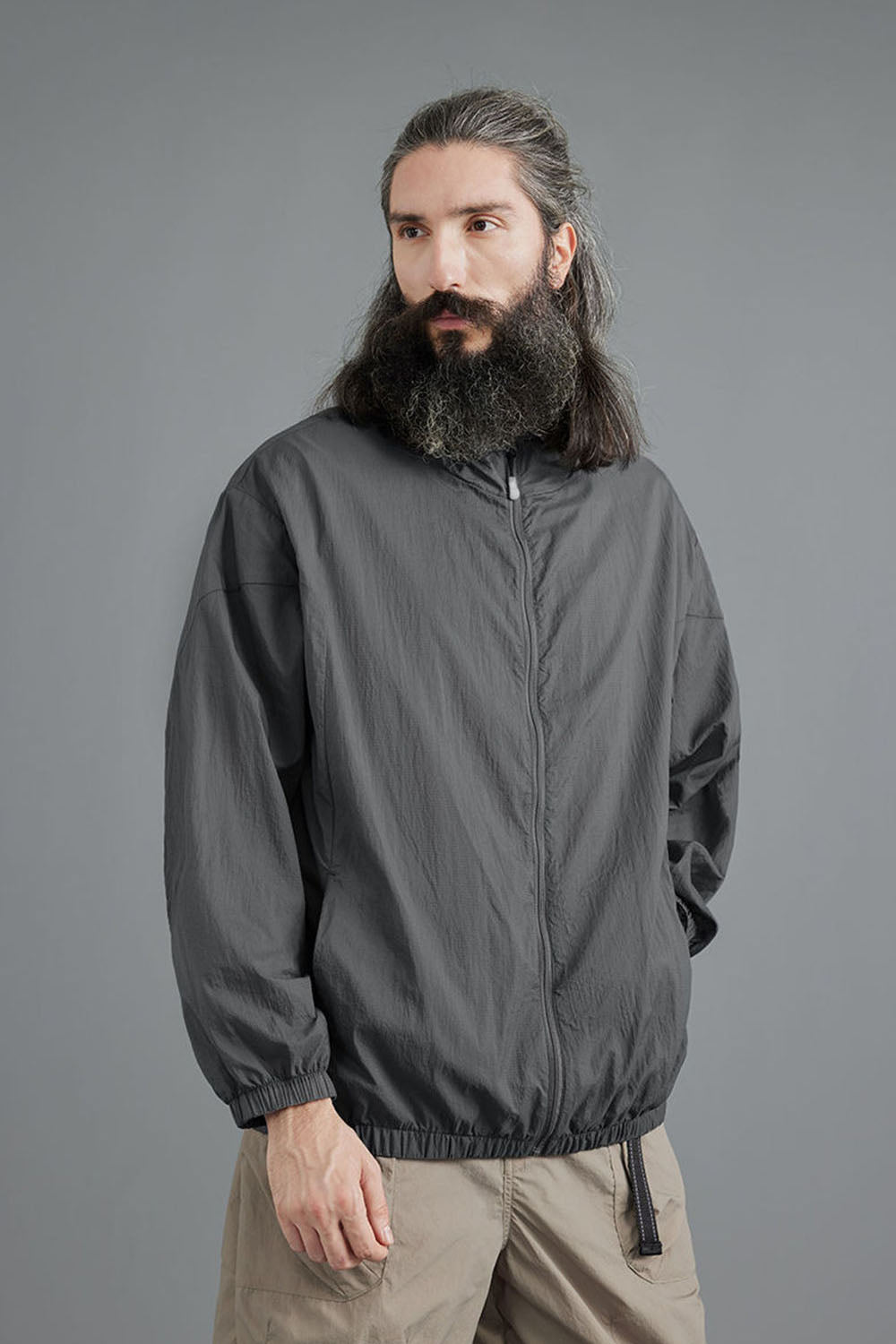 Bionic Cicada Wing Portable Skin Jacket for Men in Loose Casual Style