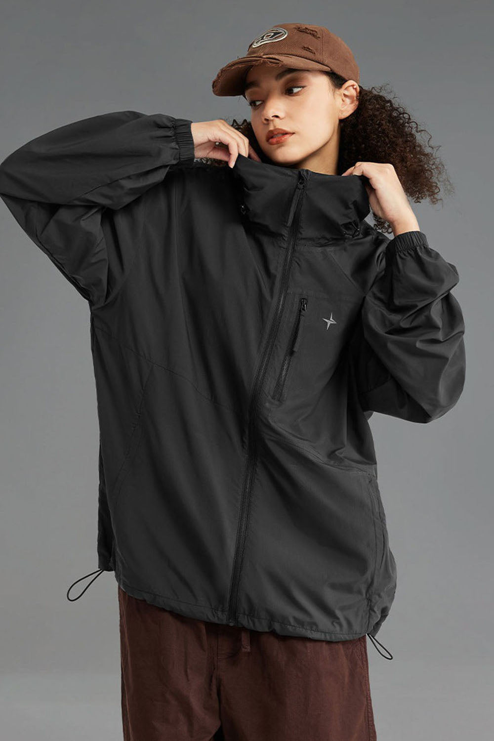 Women's Cooling UPF50+ Sun Protection Hooded Sports Jacket