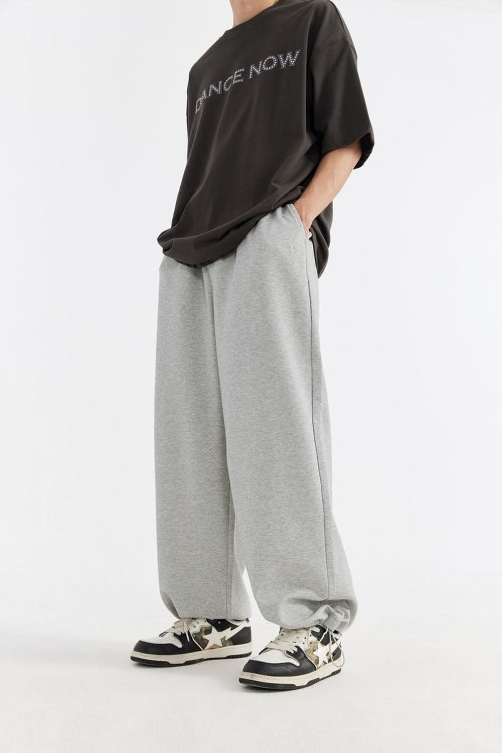 Cooling Loose-Fit Wide-Leg Leisure Pants