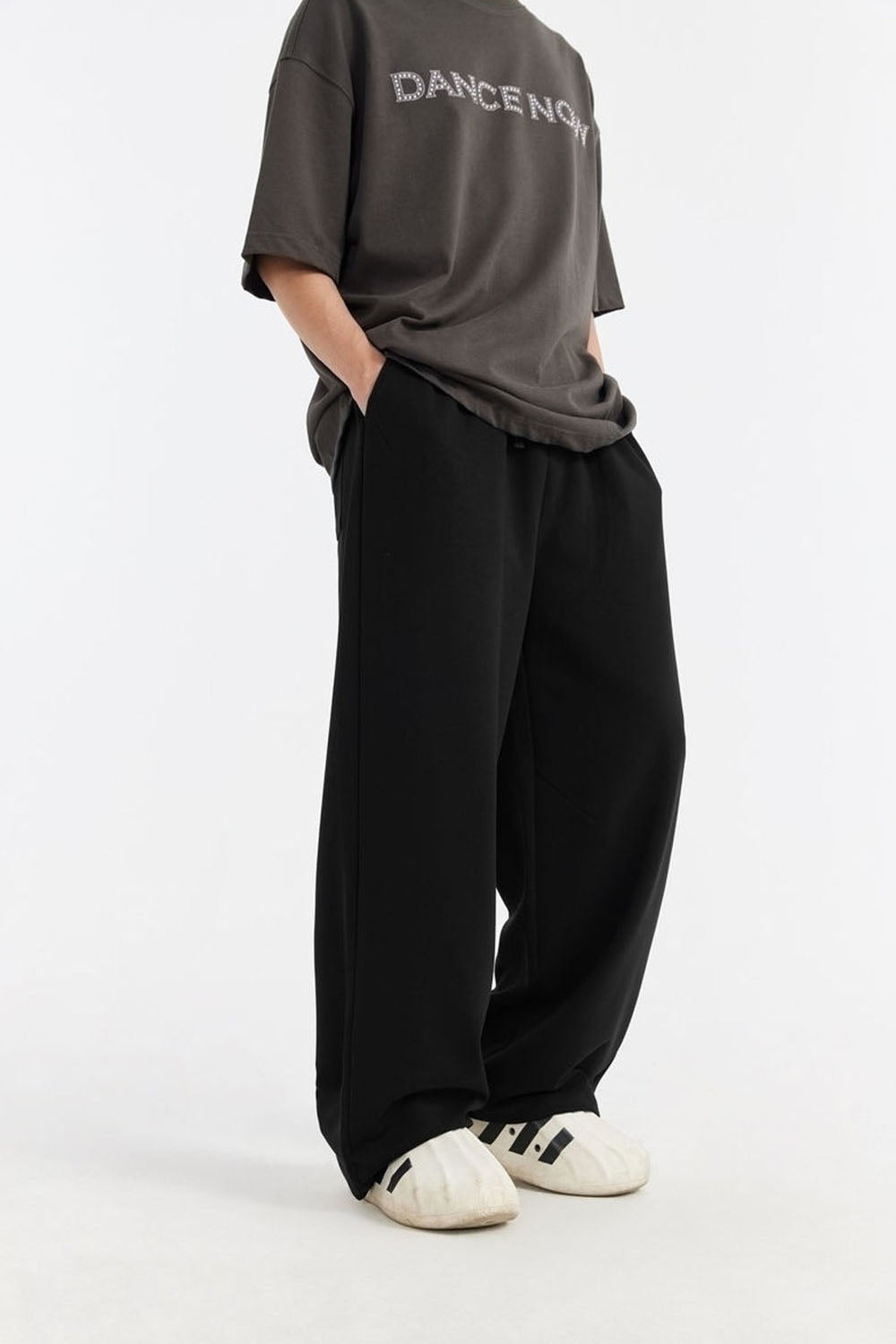 Cooling Loose-Fit Wide-Leg Leisure Pants