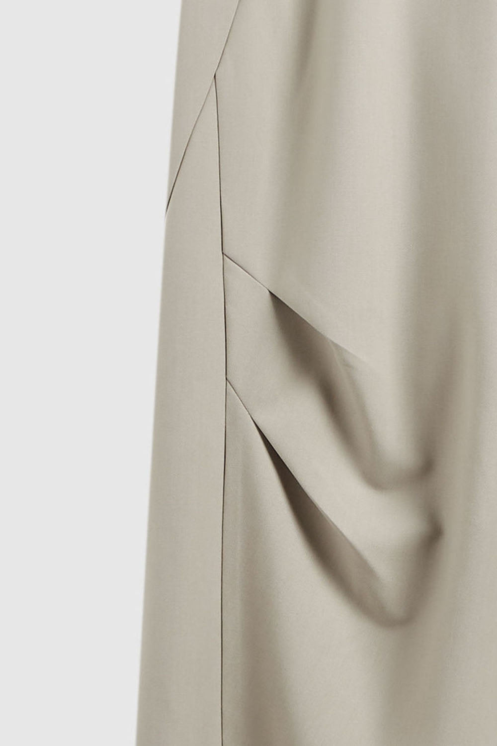 Pleated Suit Trousers with Wide Leg: Casual Long Pants