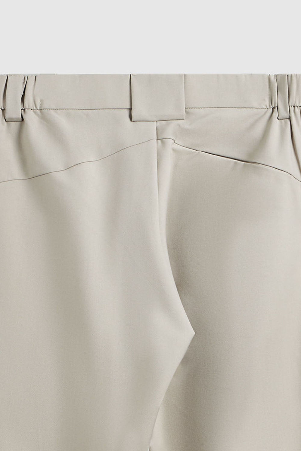 Pleated Suit Trousers with Wide Leg: Casual Long Pants