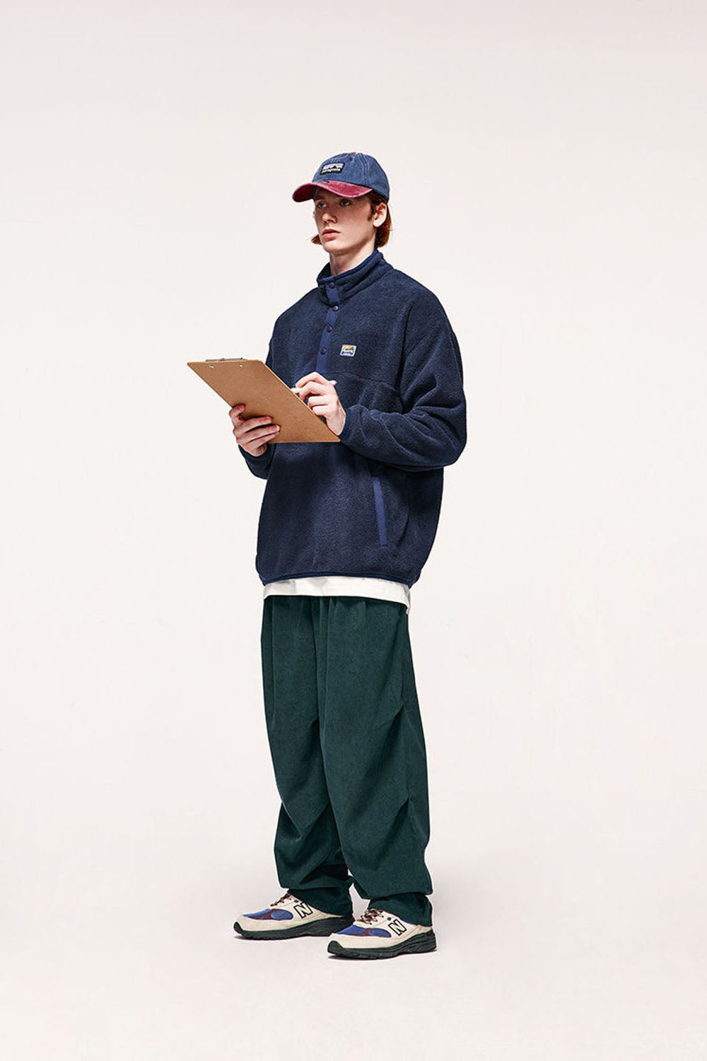 Thick 320g Pile Fleece Warm Pullover Sweatshirt: Loose-Fit Top