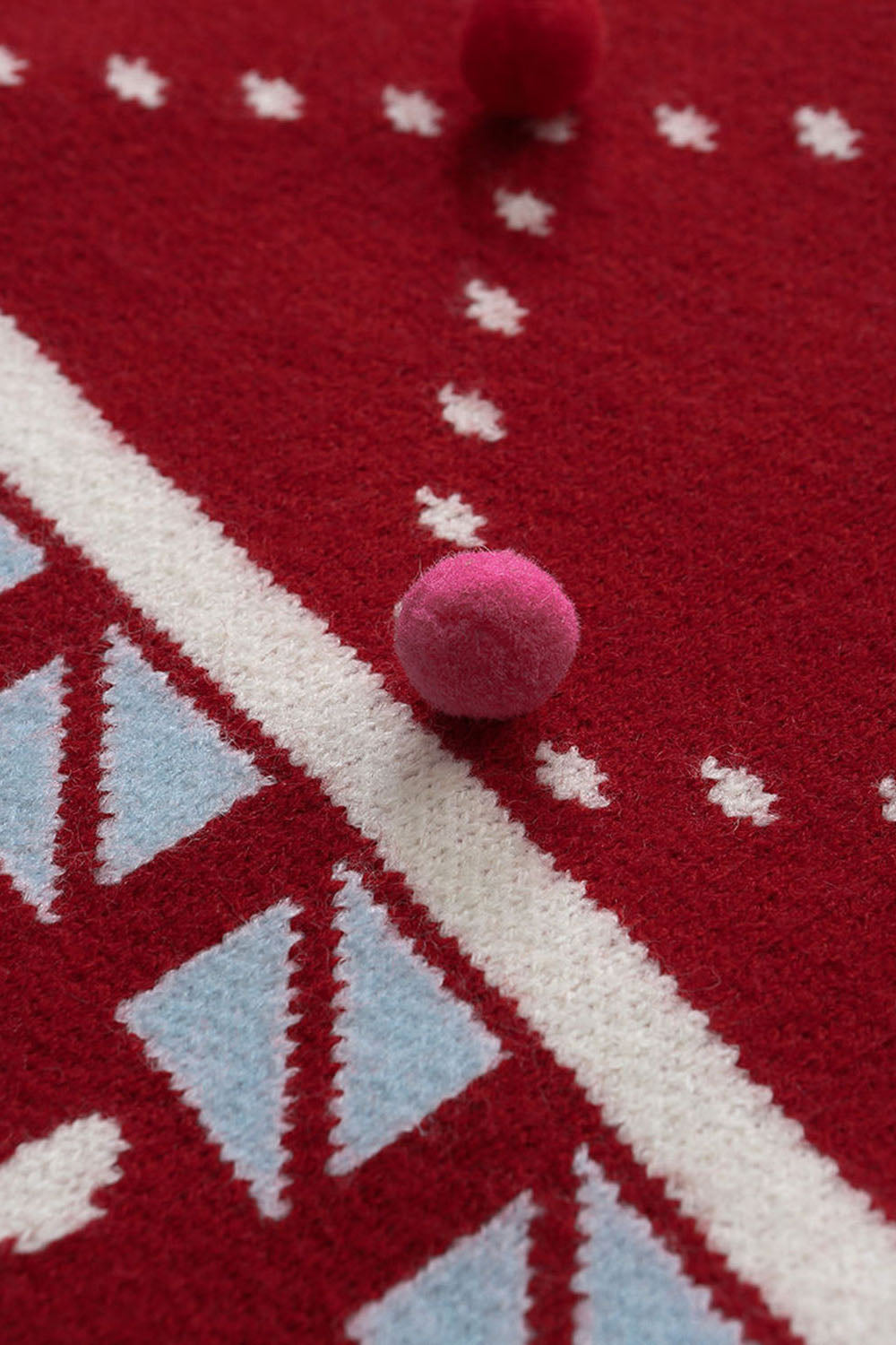 Arctic Velvet Christmas Special Doll Pullover Sweater: Loose Casual Knitwear