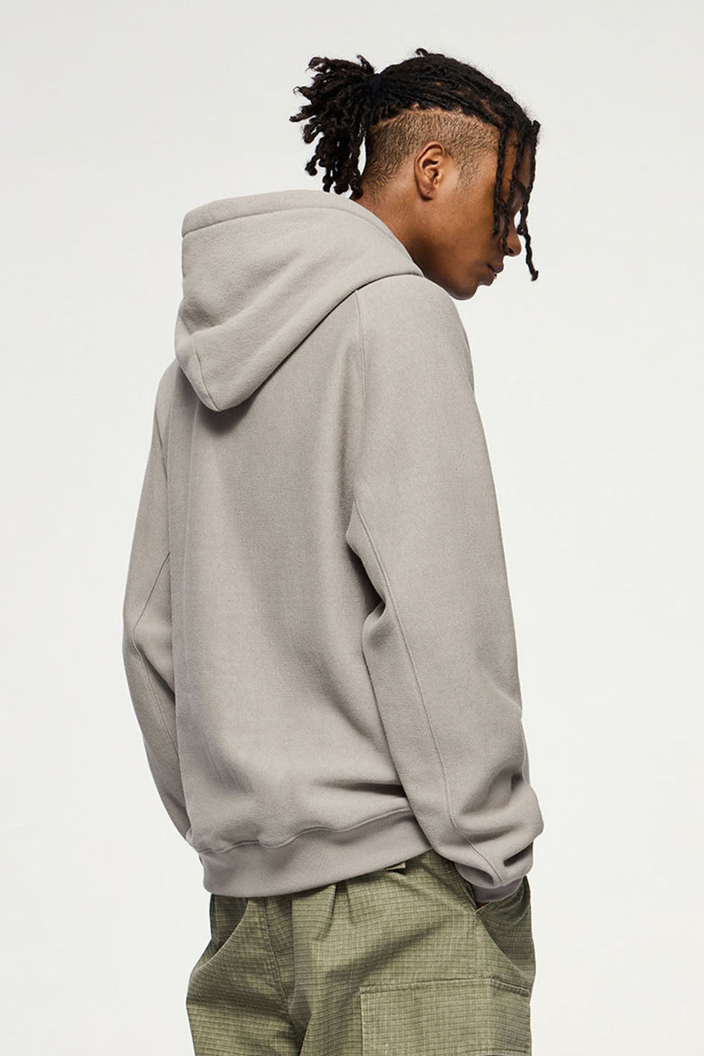 Vintage Cross-Weave Hooded Athletic Sweatshirt: Retro Fleece Hoodie