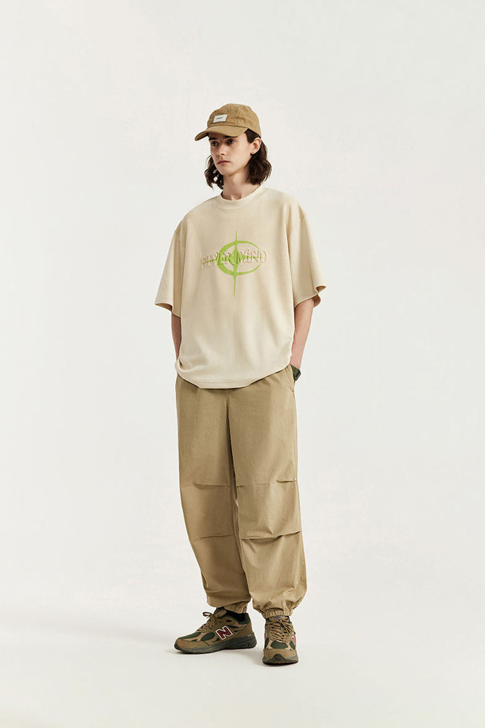 Garment-Washed Utility Jogger Pants: Streetwear Casual Trousers