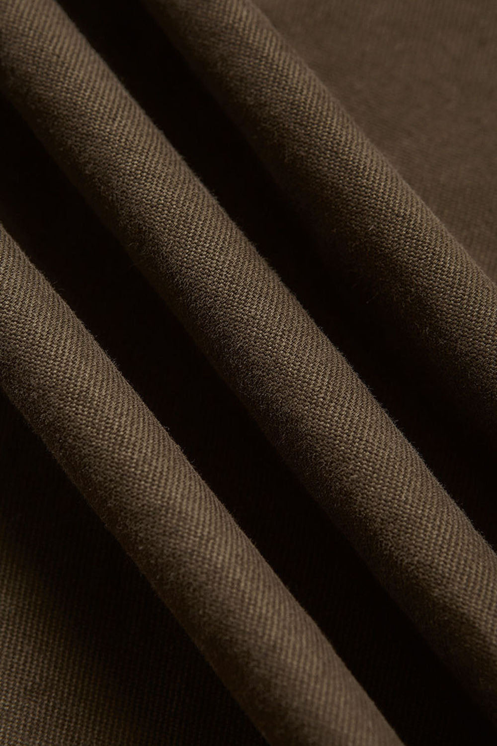 Thick Twill Utility Zip Jacket with Frog-Button Details for Men