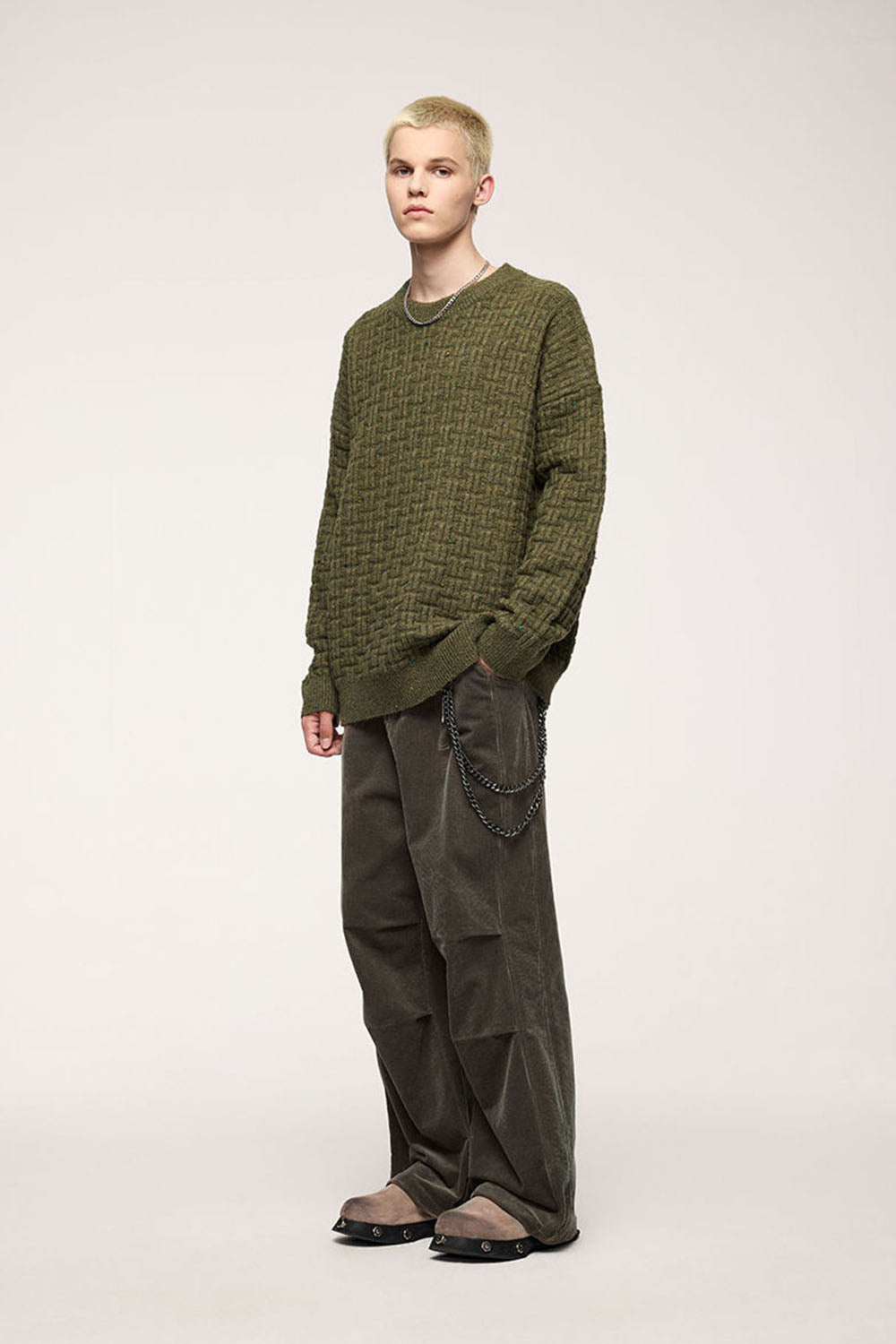 Corduroy Wide-Leg Pants: Casual Loose Fit Unisex