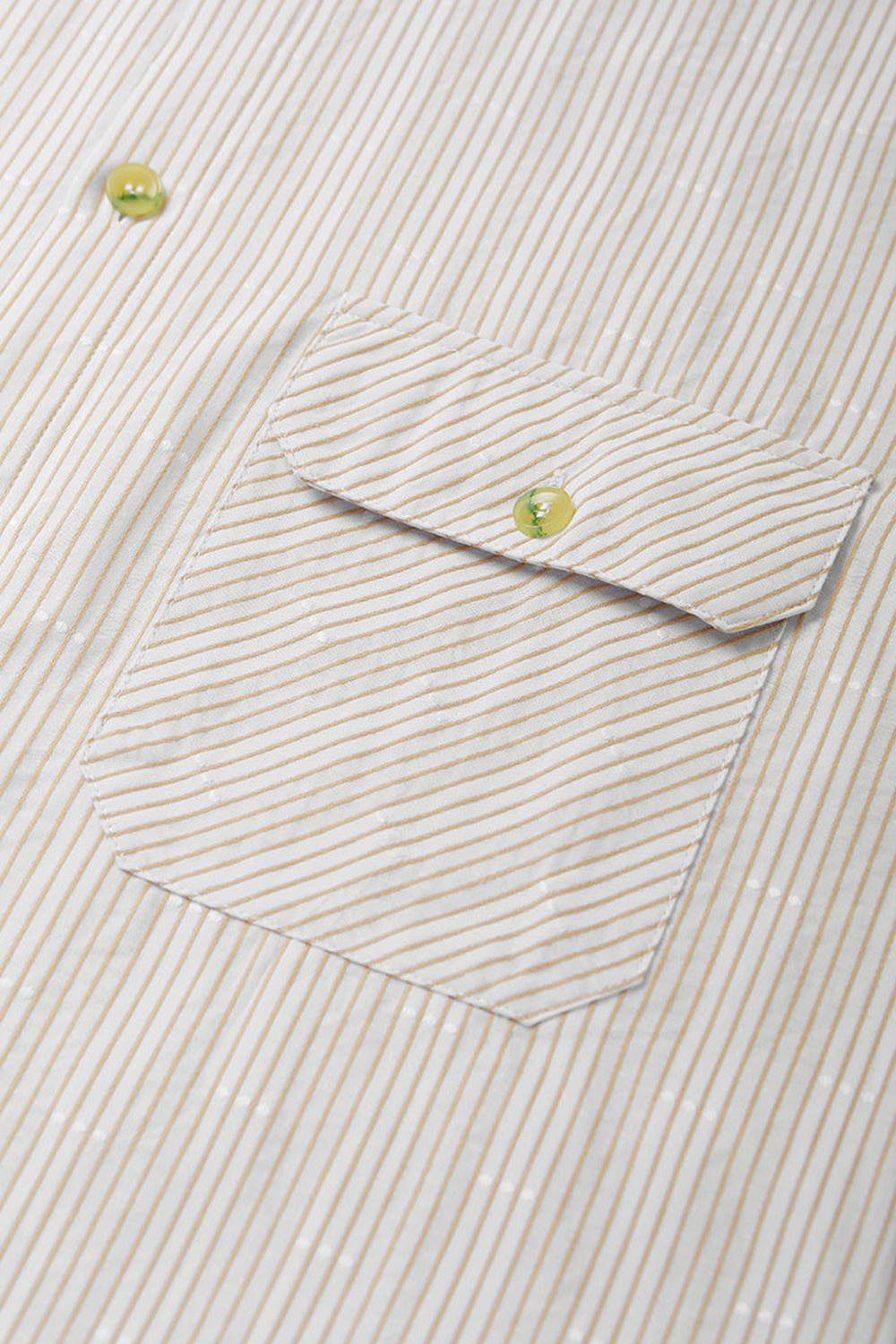 Light Blue Vertical Stripe Jacquard Shirt