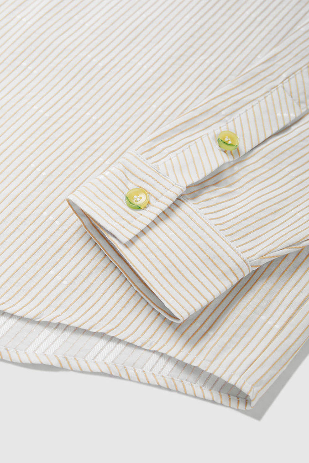Light Blue Vertical Stripe Jacquard Shirt