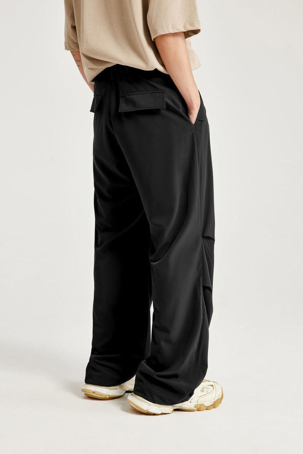 Cool Sensation Wide-Leg Casual Pants