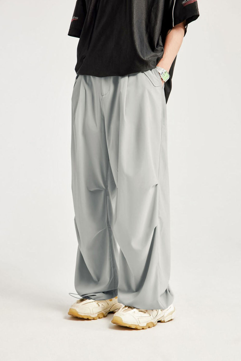 Cool Sensation Wide-Leg Casual Pants