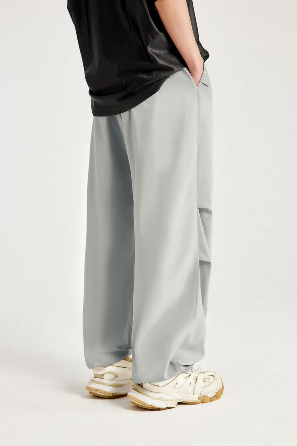 Cool Sensation Wide-Leg Casual Pants