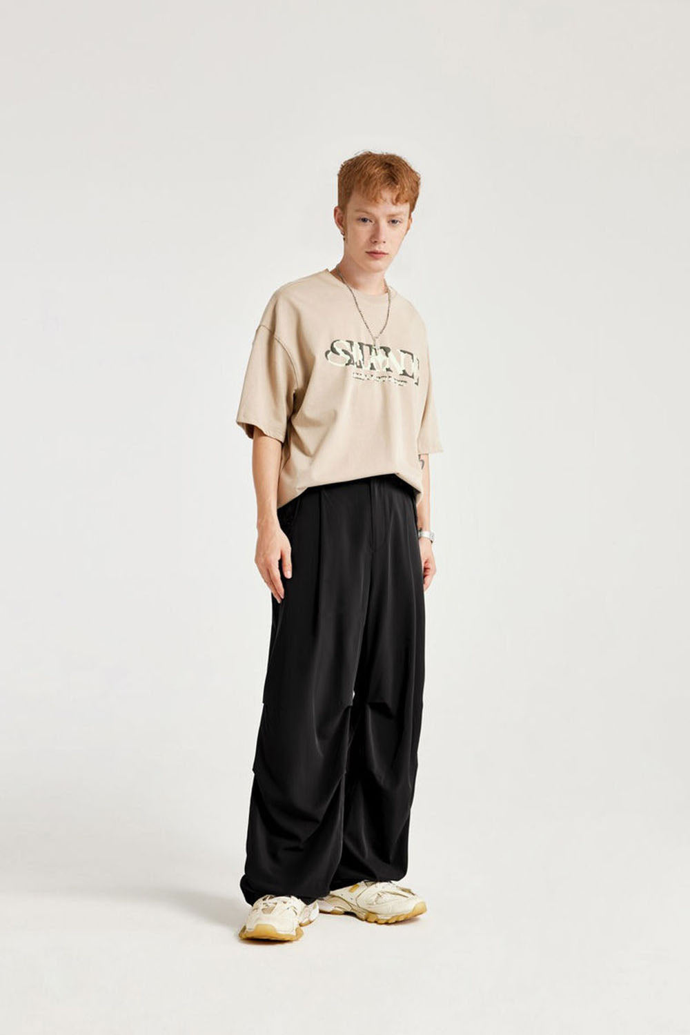 Cool Sensation Wide-Leg Casual Pants