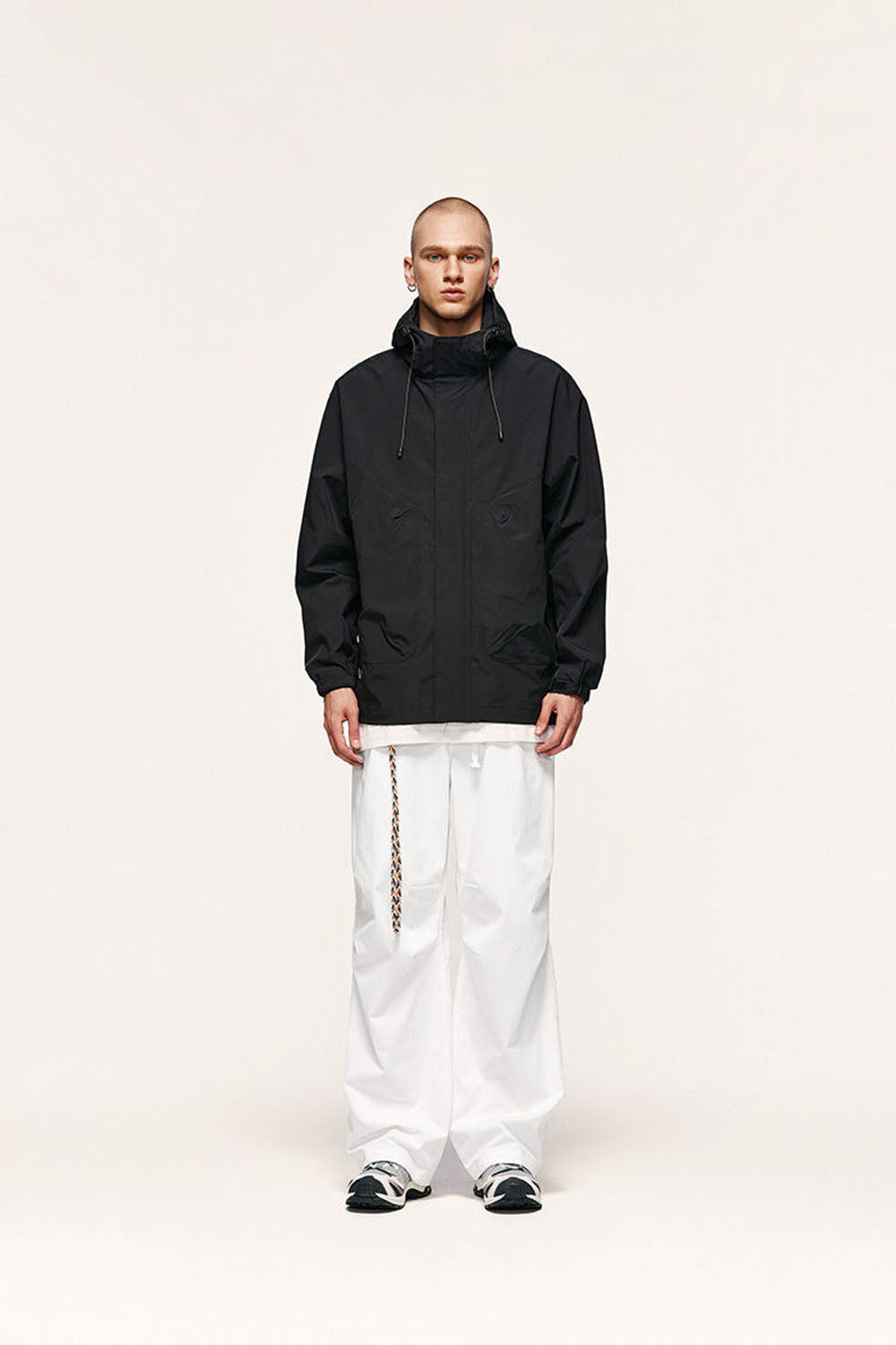 Street Classic Elastic Twill Paratrooper Pants Straight Leg Workwear