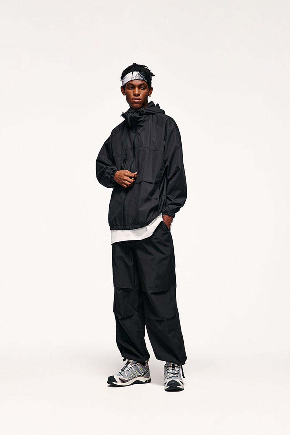 Street Classic Elastic Twill Paratrooper Pants Straight Leg Workwear