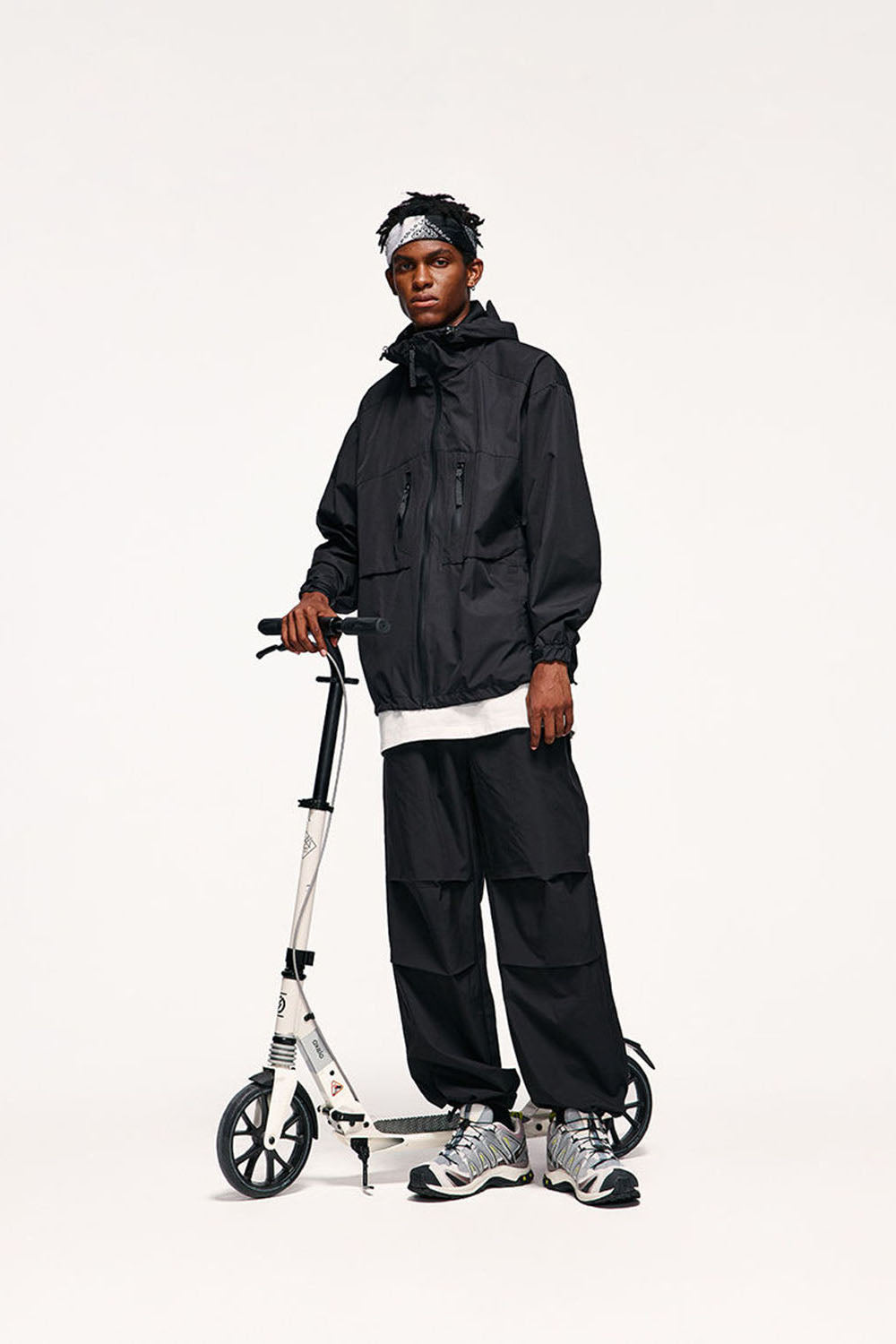 Street Classic Elastic Twill Paratrooper Pants Straight Leg Workwear