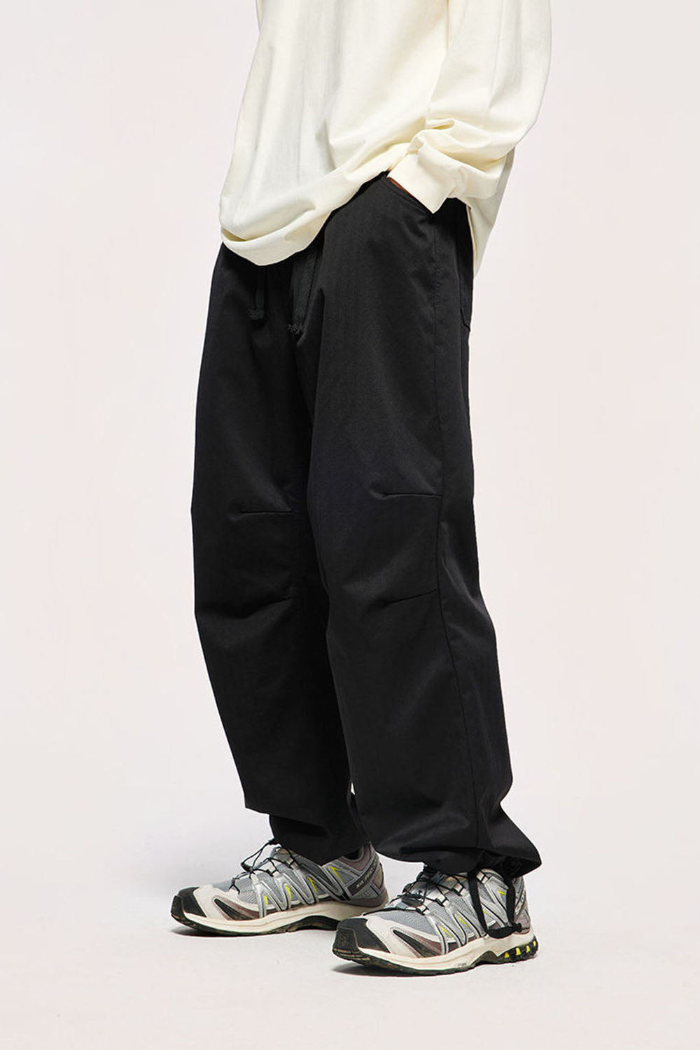 Street Classic Elastic Twill Paratrooper Pants Straight Leg Workwear