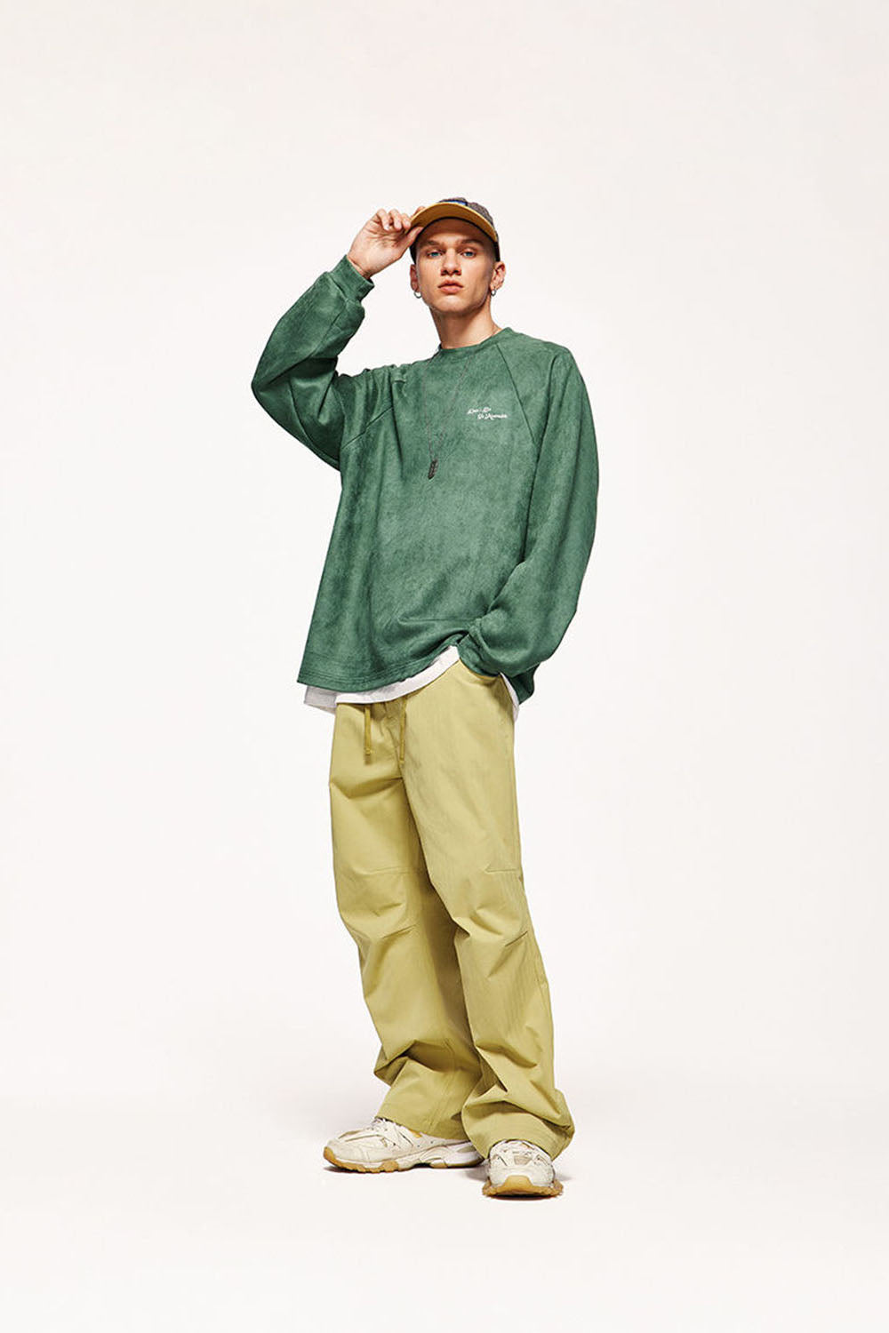 Street Classic Elastic Twill Paratrooper Pants Straight Leg Workwear