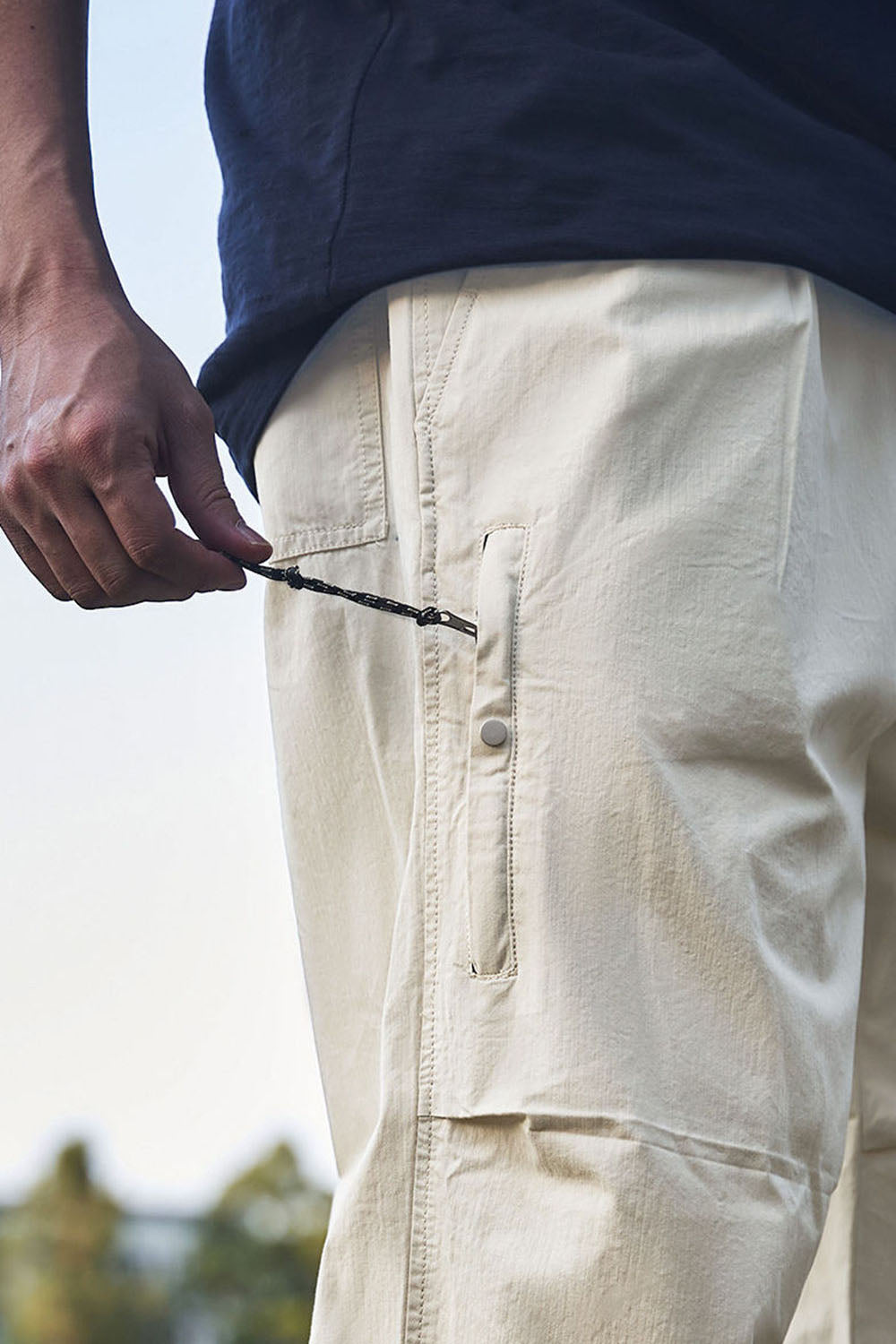 Parachute Utility Tapered Pants with Streetwear Straight Loose Fit