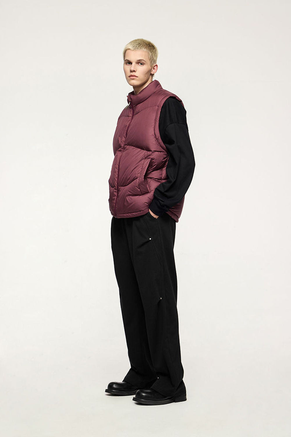 Rivet Utility Sweatpants with Heavy Terry Straight Leg in Casual Style for Men