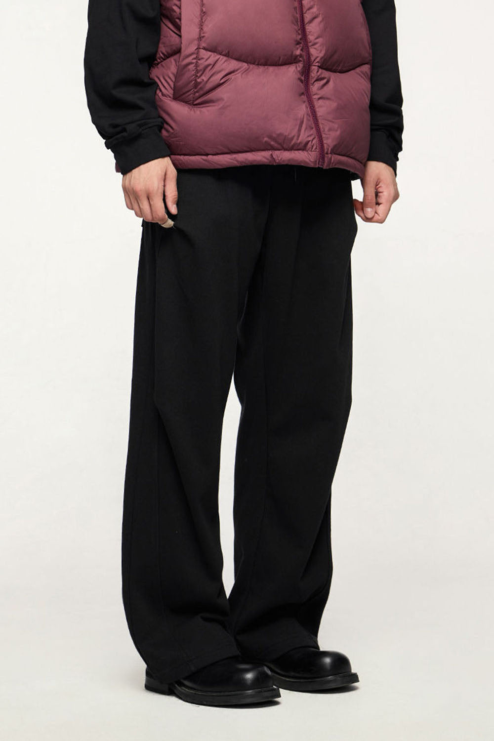Rivet Utility Sweatpants with Heavy Terry Straight Leg in Casual Style for Men