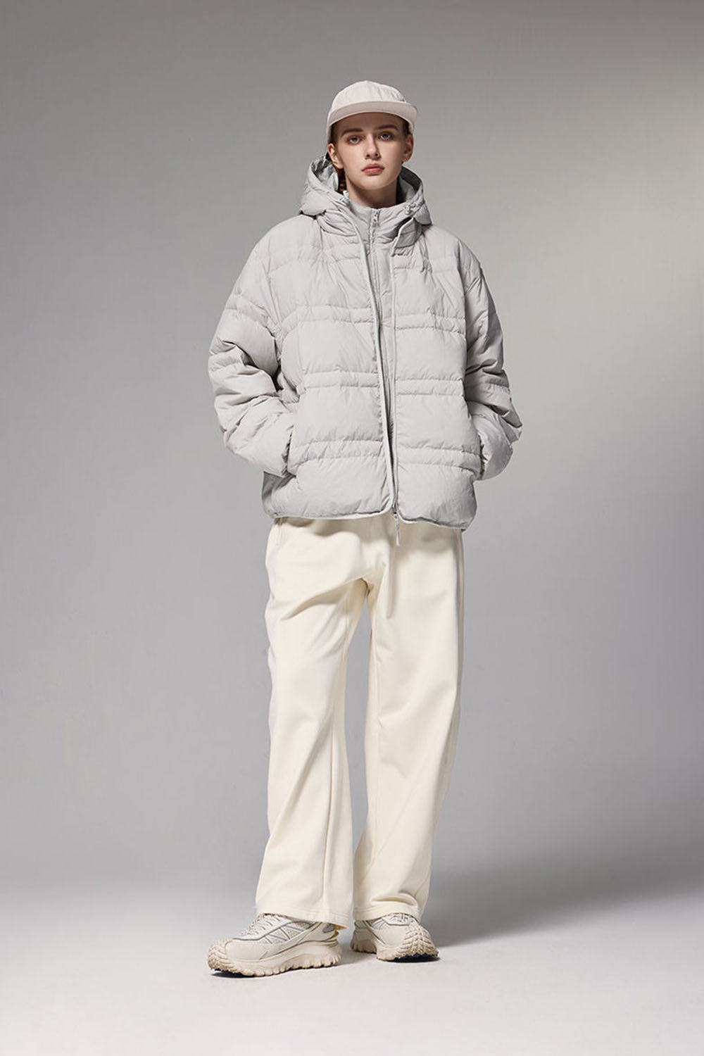 3M Water-Resistant Removable Down Warm Loose Jacket
