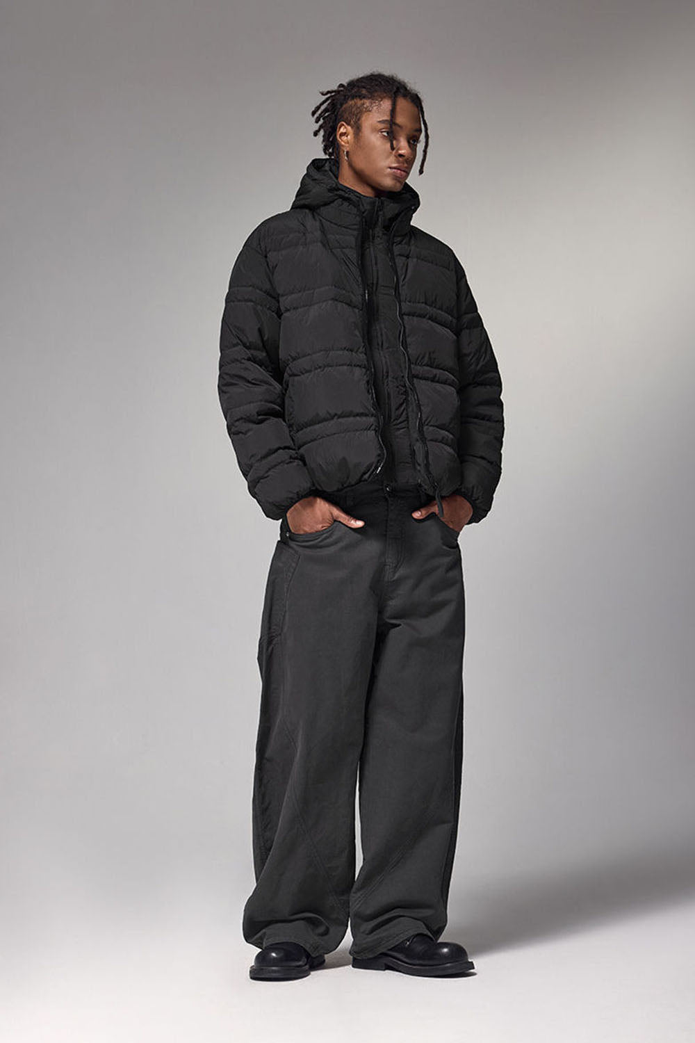 3M Water-Resistant Removable Down Warm Loose Jacket