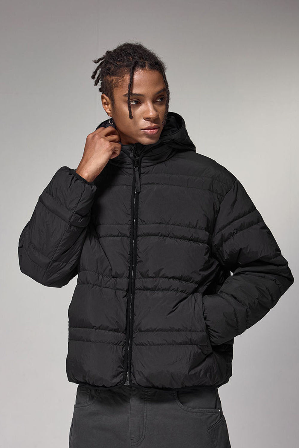3M Water-Resistant Removable Down Warm Loose Jacket