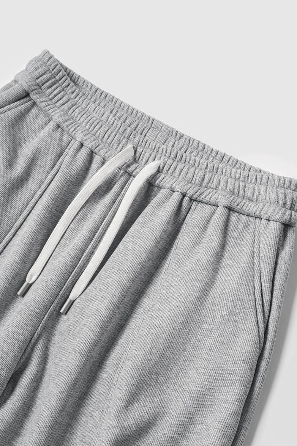 450g Heavyweight Fleece Pleated Rivet Wide-Leg Sports Trousers
