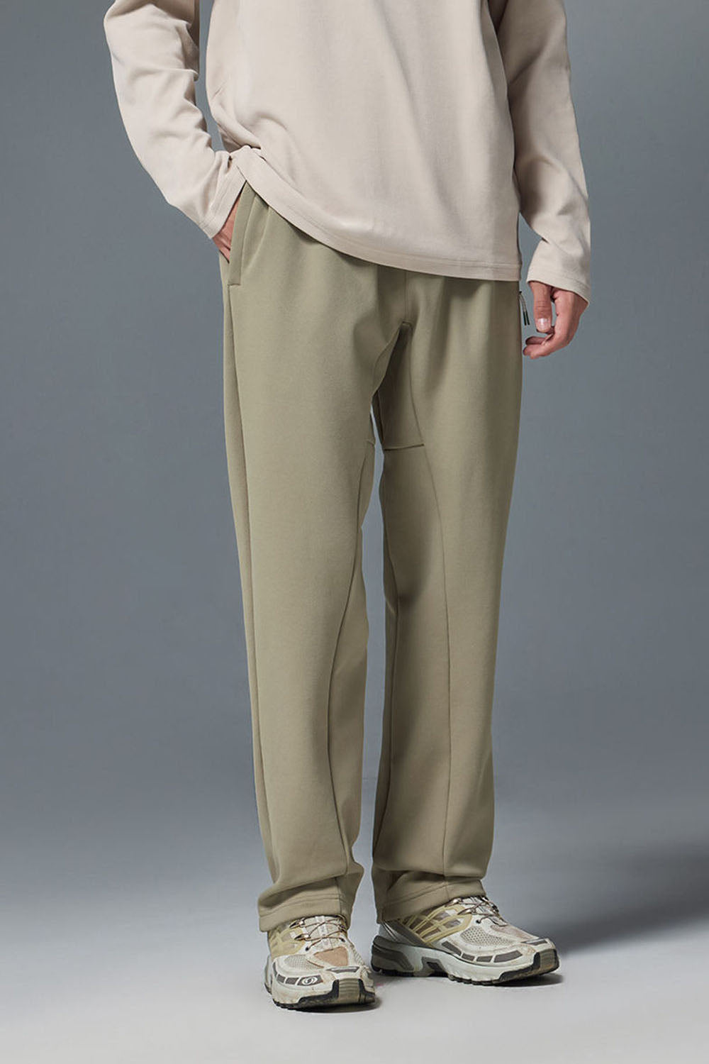 Smart Thermal Control Fleece Joggers, 380g for Leisure and Sport